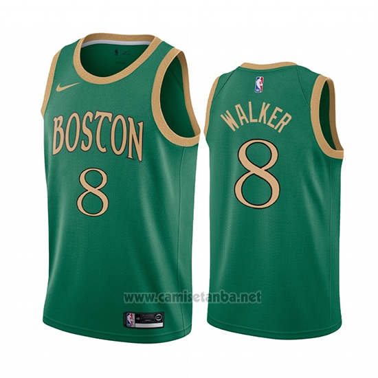 Camiseta Boston Celtics Kemba Walker #8 Ciudad Verde